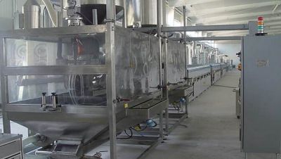 Electrostatic Flocking Line